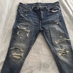 American Eagle Dark Blue Denim Jeans